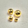 14K-BCR-BALL Gold Dimple Ball Hoops made from solid 14K Gold Body Piercing Replacement Attachment for BCR, Captive bead rings, ball hoops