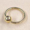 14K-BCR-GD Solid Gold 14K Hoop Ring  Body Piercing for Ears, Tragus, Helix Ring, Conch Hoop, Septum, Cartilage - 14G & 16G