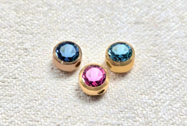 Gold Dimple Ball Hoops made from solid 14K Gold Cup/Flat Design Piercing Replacement Attachment for BCR, Captive bead rings, ball hoop Rings