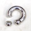 CBB-BIG-SS_78591d5d-039c-4977-8b9f-e9cea3b6fb68 Titanium Circular Barbell Horseshoe PA Ring, Prince Albert Jewelry - 00G to 18G - Popular Sizes 6mm to 19mm - British Standard - Certified by Sheffield Assay Office