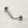 LAB-THREADLESS-SIL-1 Titanium Threadless Labret Stud Piercing 18g 16g Lip Piercing Jewelry, Tragus Helix Cartilage Madonna Medusa Side Labret