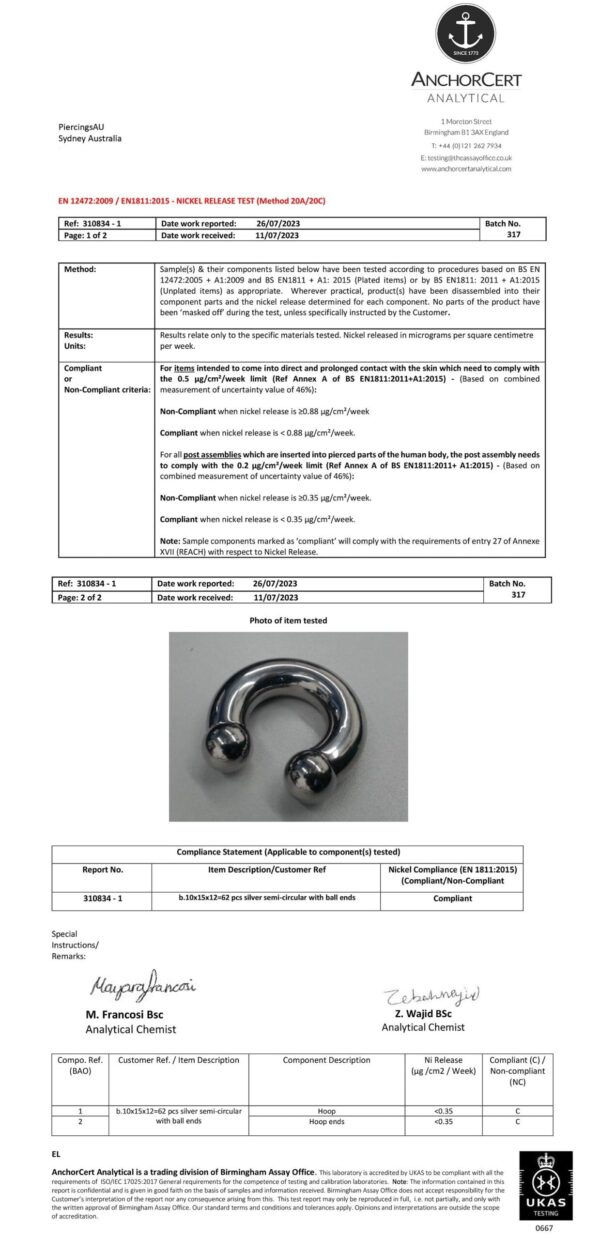 Titanium Black Eyebrow Piercing, Curved Barbell, Rook Earring, Lip Jewelry - 18G 16G 14G size 6mm to 12mm - Image 3