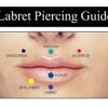 Flat Back Cartilage Earring- Internally Threaded Labret Stud Jewelry Body Piercing for Monroe Lip Ring Tragus Helix