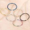 Titanium Thin Nose Ring, Nostril Ring 20g 18g Seamless Ring in many Colours - Cartilage, Tragus, Ring Hoop, Indian Nose Ring