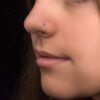 Titanium Thin Nose Ring, Nostril Ring 20g 18g Seamless Ring in many Colours - Cartilage, Tragus, Ring Hoop, Indian Nose Ring