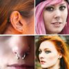 Titanium Internally Threaded Horseshoe Ring Piercing 16g to 00Gg Septum Jewelry Bull Piercing Also for Nipple, PA Ring and Lips