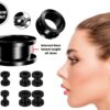 Titanium Steel Flesh Tunnel Plug Earrings - Screw back Ear gauges, Ear Stretching Kit - 8g 6g 4g 2g 0g 00g - Silver, Black, Gold & Rose Gold