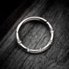 Titanium Clicker Septum with CZ Clear Crystal- 14g Nose Ring Also for Daith Ring, Helix Cartilage Piercing, Lip Ring