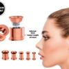 Titanium Steel Double Flare Threaded Plugs Earring - Ear gauges, Ear Stretching Kit - 8g 6g 4g 2g 0g 00g - Steel, Black, Gold & Rose Gold