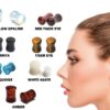 Double Flare Stone Ear Plugs Stretching Gauges, Expander, Big Gauges - 1 Pair (2pcs) - Size 8G 6G 4G 2G 1G 0G 00G