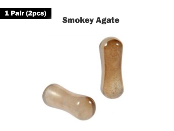 Double Flare Ear Plugs Tunnel - Natural Stone Stretching Gauges, Expander, Big Gauges - 1 Pair (2pcs) - Size 8G 6G 4G 2G 1G 0G 00G