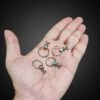 Titanium Nipple Ring Jewelry, Doll Dangle Nipple Ball Hoops, Captive Ring - 16g (1.2mm) - Body Piercing Also for Daith, Septum, Eyebrow