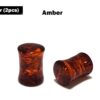 Double Flare Stone Ear Plugs Stretching Gauges, Expander, Big Gauges - 1 Pair (2pcs) - Size 8G 6G 4G 2G 1G 0G 00G