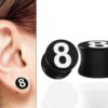 Acrylic Double Flared Gauge Saddle Ear Plugs - Stretching Kit, Ear Expender, Tunnel Gauges Size 8G 6G 4G 2G 0G 00G