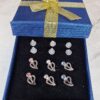 il_fullxfull.5704432648_ksar Hypoallergenic Plastic Post Earrings Heart design Ear Studs with CZ Crystals - 3 Pairs + Gift Box