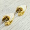 Titanium Saddle Plugs Ear Stretching, Natural Conch Ear Tunnels, Reverse Ear Plug Earrings - Body Piercing Jewellery Ear Gauges