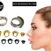 Titanium Wrap Lobe Plugs Ear Tunnel Expander, Flesh Tunnel, Ear Stretching kit - Body Piercing Jewellery Ear Gauges