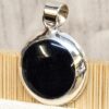 Silver Drop Dangle Earrings and Pendant Sets with Genuine Onyx Stones