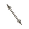 Titanium Spike Barbell Earring 16G 14G Internally Threaded Cones/Spike Nipple Jewellery, Nose Bridge, Cartilage Piercing