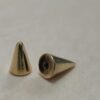 14K Solid Gold 16G Spike, Screws on any 14G 16G Jewelry, Spikes Stud- 14K Hand Made for Body Jewellery Piercing