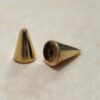 14K Solid Gold 16G Spike, Screws on any 14G 16G Jewelry, Spikes Stud- 14K Hand Made for Body Jewellery Piercing