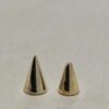 14K Solid Gold 16G Spike, Screws on any 14G 16G Jewelry, Spikes Stud- 14K Hand Made for Body Jewellery Piercing