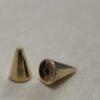 14K Solid Gold 16G Spike, Screws on any 14G 16G Jewelry, Spikes Stud- 14K Hand Made for Body Jewellery Piercing