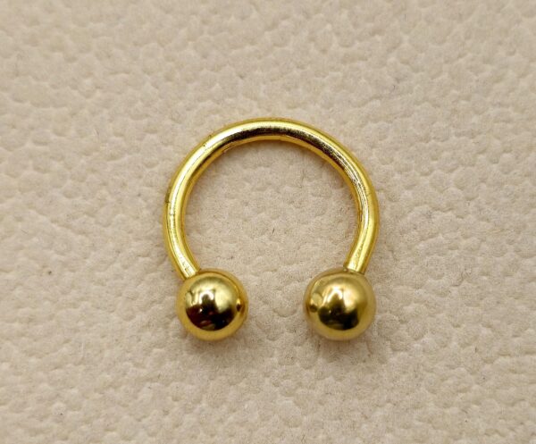 il_fullxfull.6350675333_ppe7 14K Gold Septum Jewelry Nose Piercing, Circular Barbell CBB Lip Ring Body Jewellery