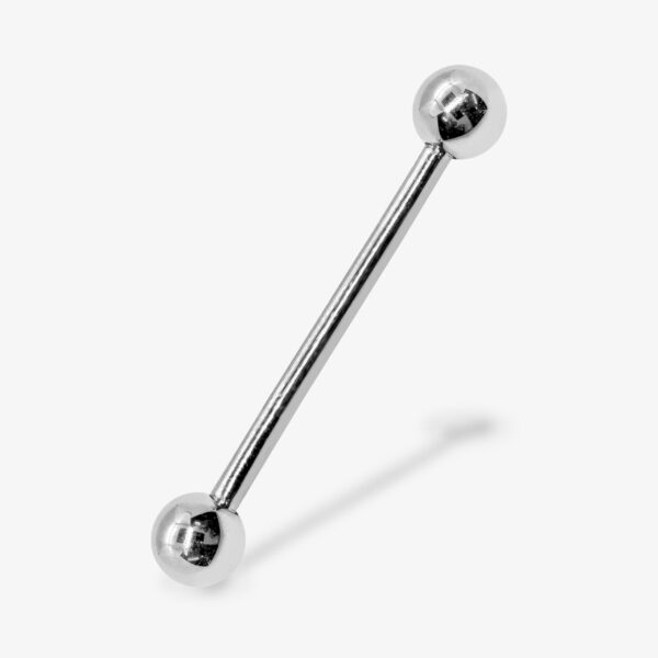 il_fullxfull.6392550106_grs7 Industrial Piercing 14K White Gold Barbell Earring, Forward Helix Stud, Scaffold Bar